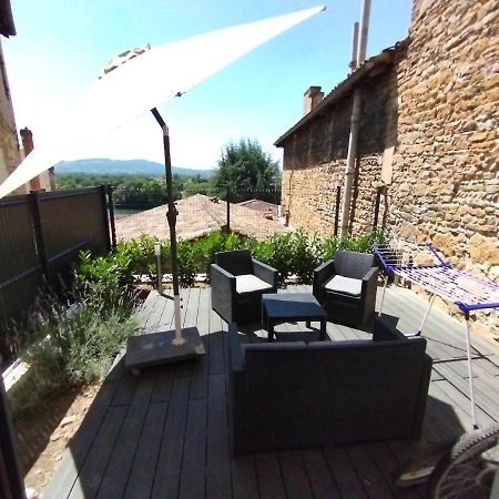 Apartamento Trévoux: loft ravissant avec terrasse Exterior foto